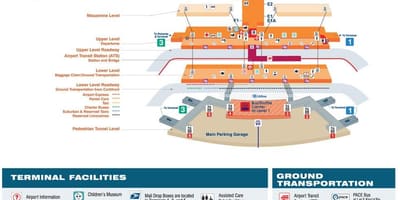 خريطة o'hare المبنى رقم 2
